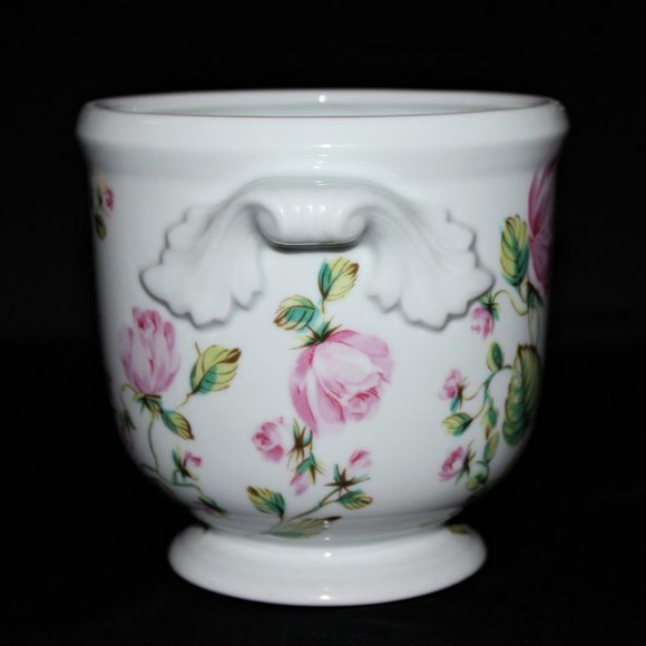 Vintage Vista Alegre Planter | Made in Portugal | Footed Planter with Ha… - Picture 4 of 15